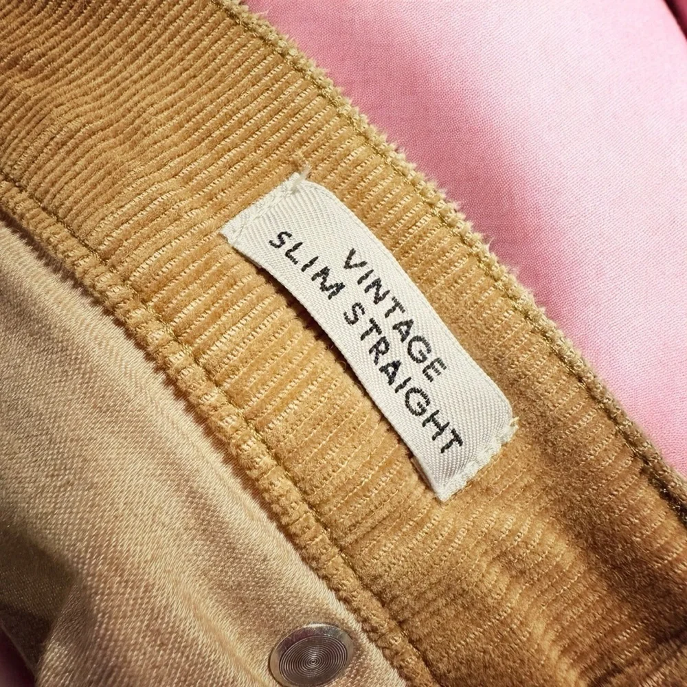 J. Crew ‘Tall Vintage Slim-Straight Corduroy Pant for Women’ in Tan Size 26 Tall